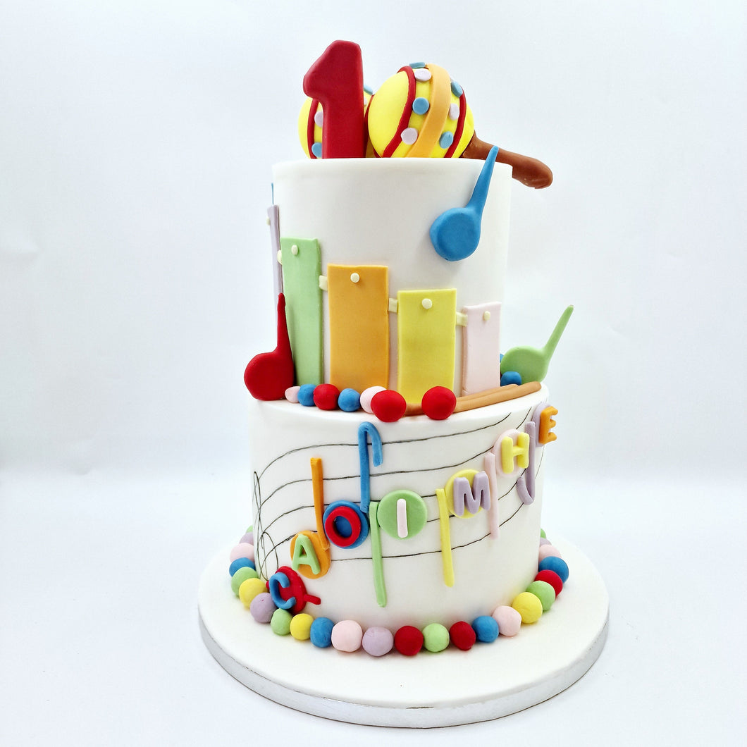 Music themed cake