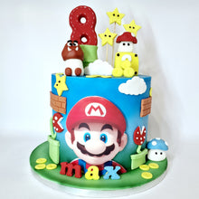 Load image into Gallery viewer, Super Mario cake
