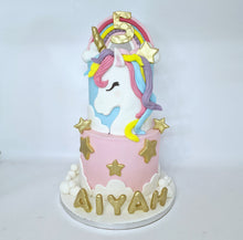 Load image into Gallery viewer, Unicorn cake
