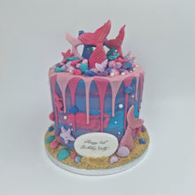 Load image into Gallery viewer, Mermaid cake
