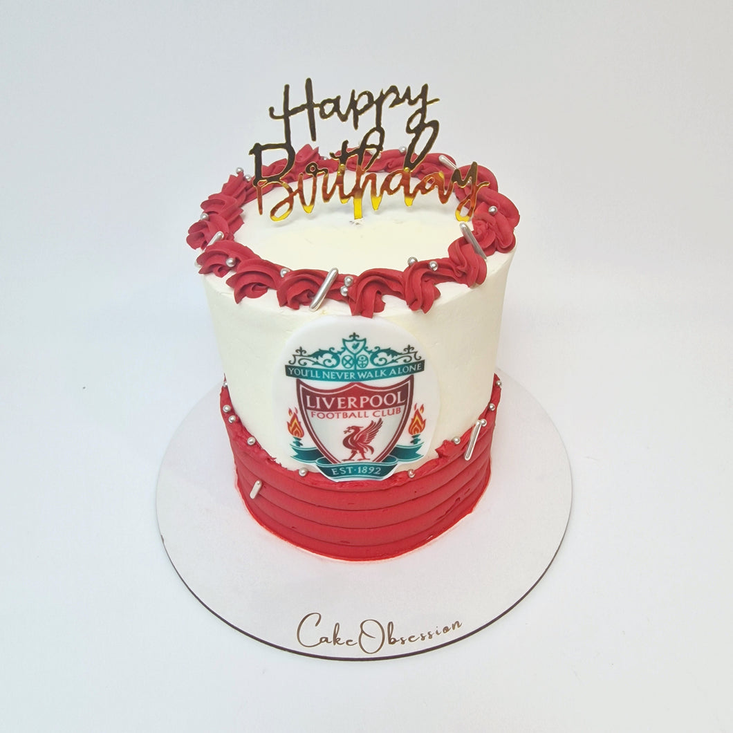 Liverpool football cake