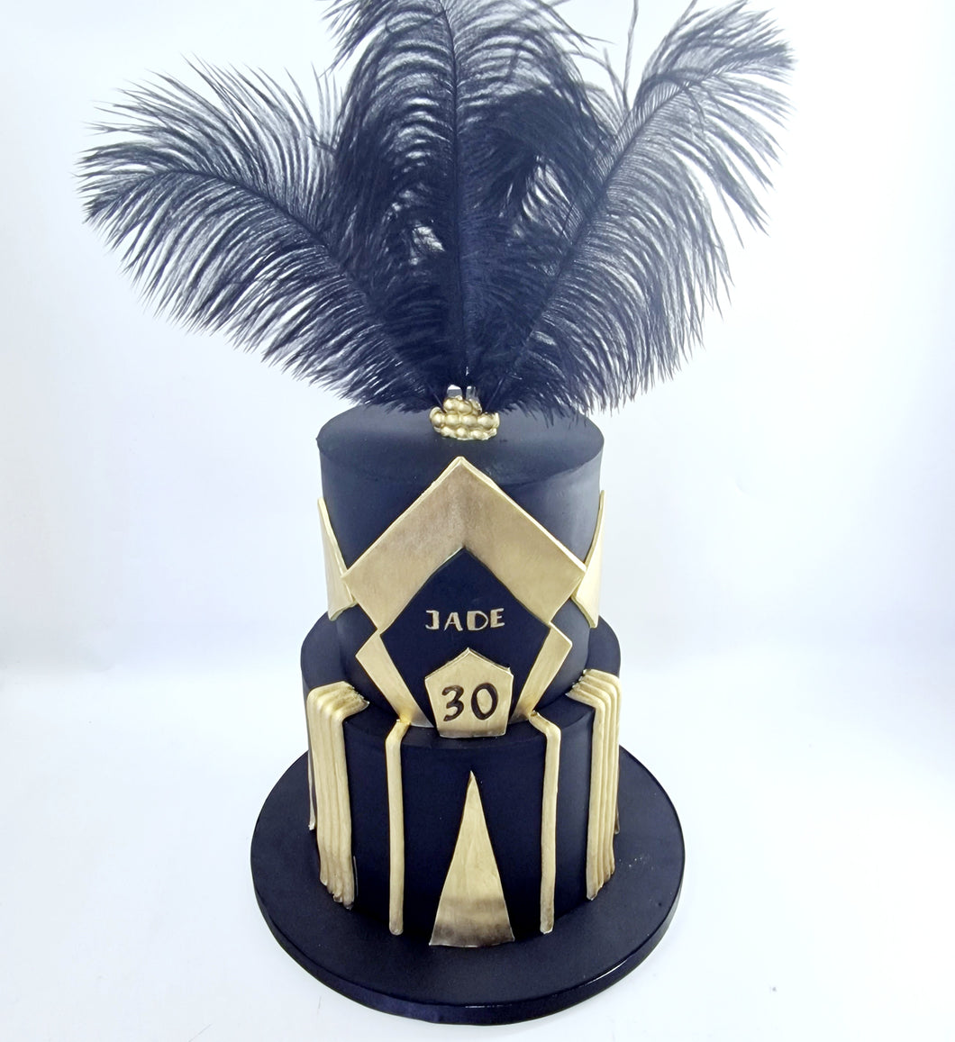 Great Gatsby cake