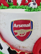 Load and play video in Gallery viewer, Football / Arsenal cake
