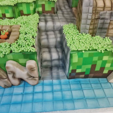 Load and play video in Gallery viewer, Minecraft village cake
