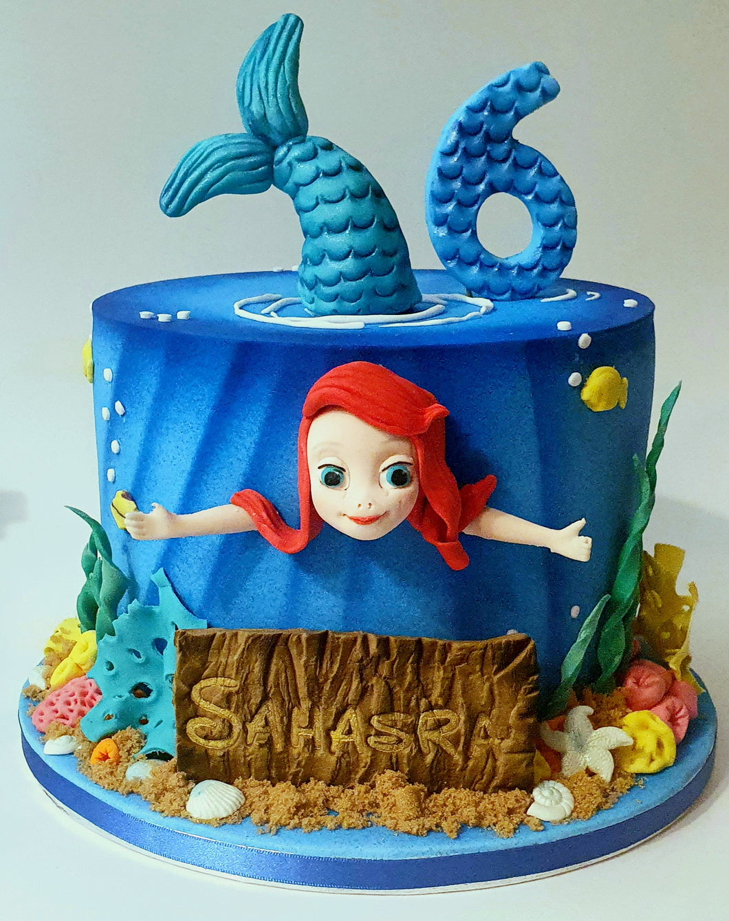 Mermaid birthday cake