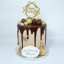 Load image into Gallery viewer, Ferrero Rocher chocolate drip cake
