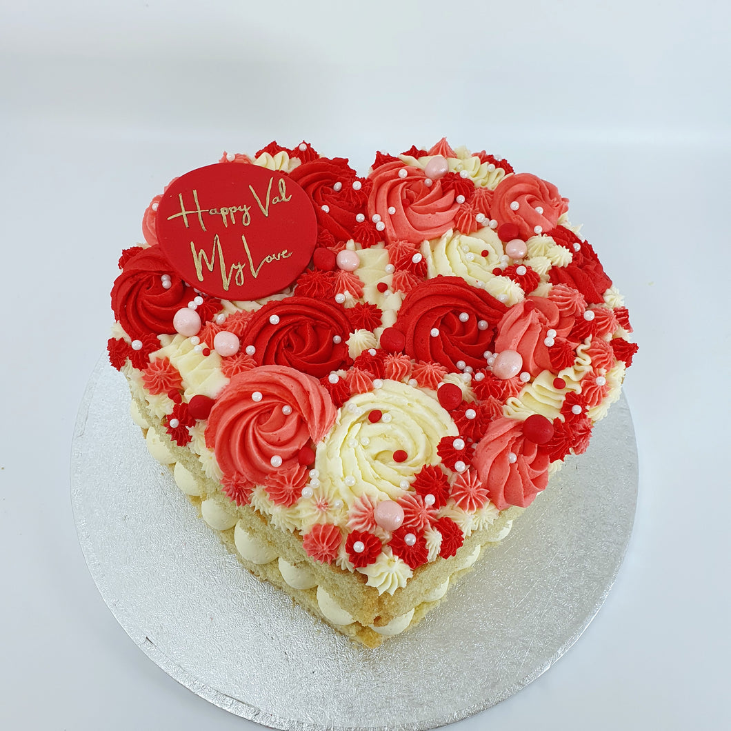 St. Valentine heart cake