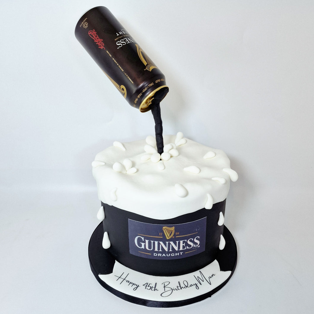 Guinness birthday cake