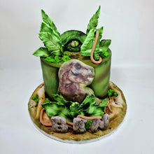 Load image into Gallery viewer, Dinosaur / T-rex cake
