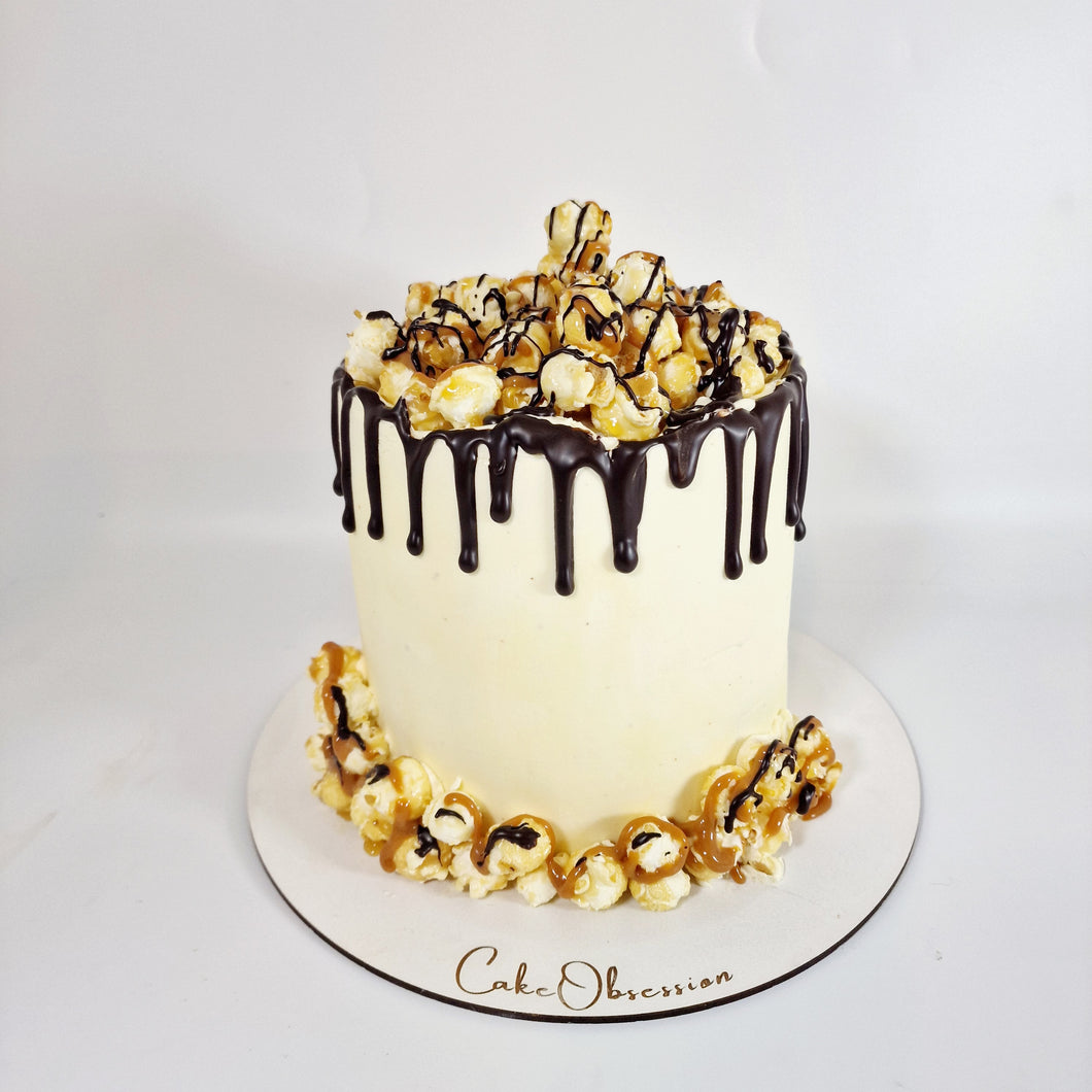 Salted Caramel Popcorn cake