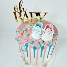 Load image into Gallery viewer, Oh baby drip cake
