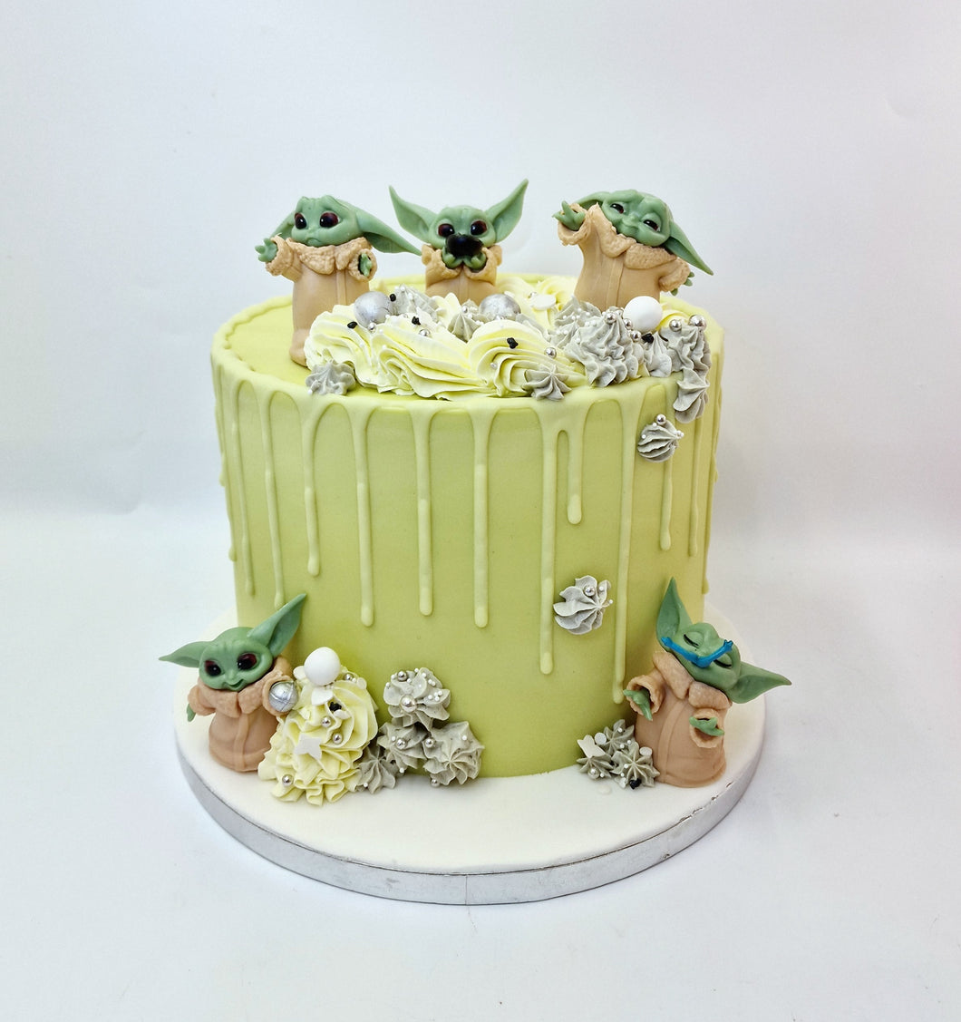 Baby Yoda birthday cake