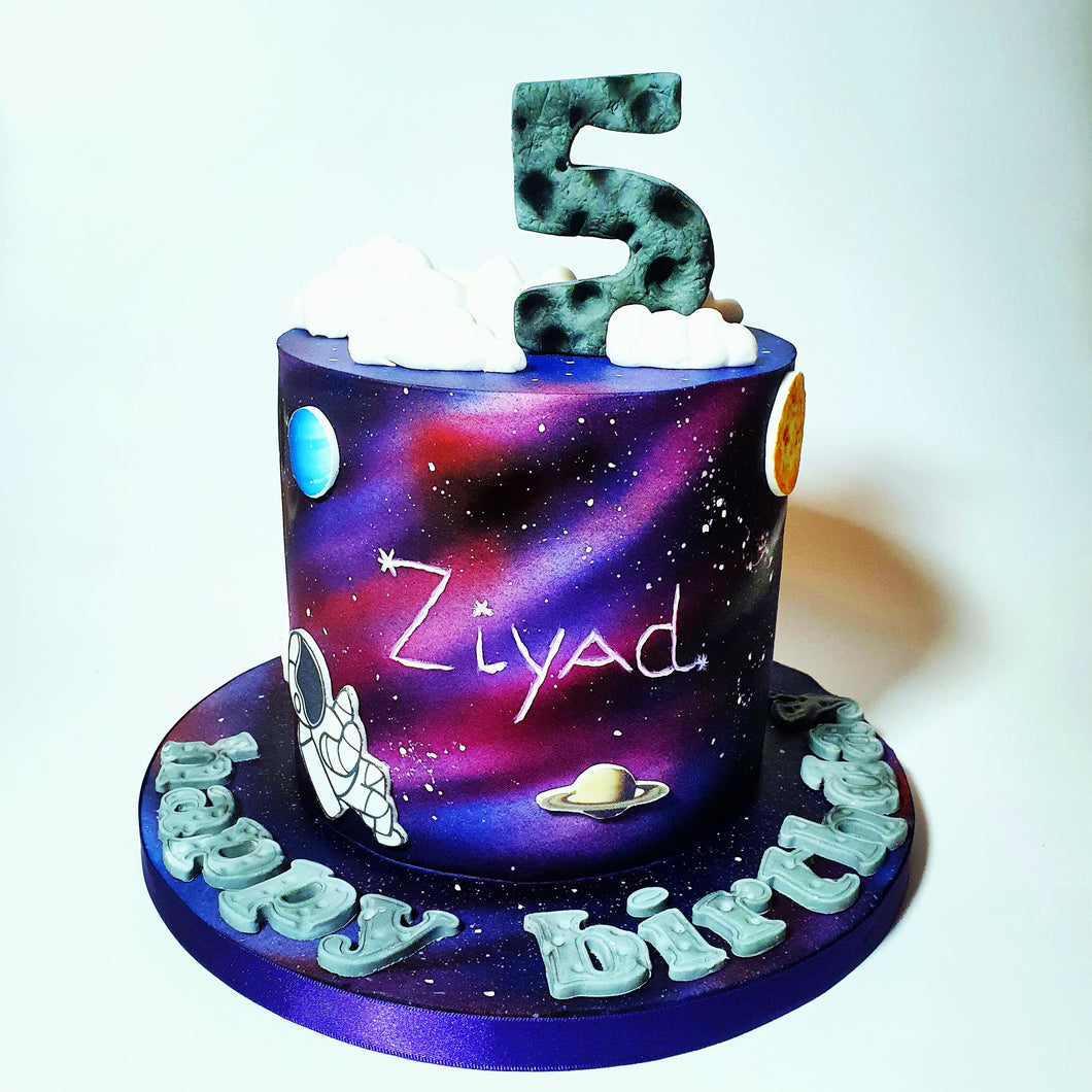 Galaxy cake